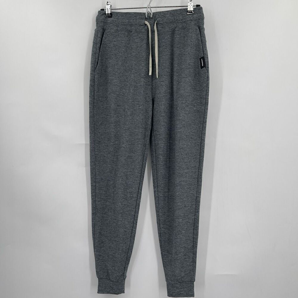 Legends Gray Elastic Waist Solid Drawstring Fleence Jogger Sweatpant Size Small